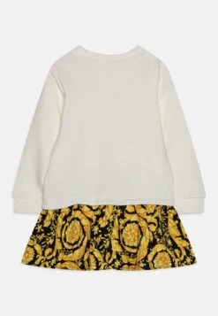 Versace Baby Dress Logo Barocco KidsVestito EstivoBianco/Oro/Nero Bambini Vestiti 1VE23F01J-A11 -Accessories 016c8e9b2dae4b2998cac6d89c02bd04