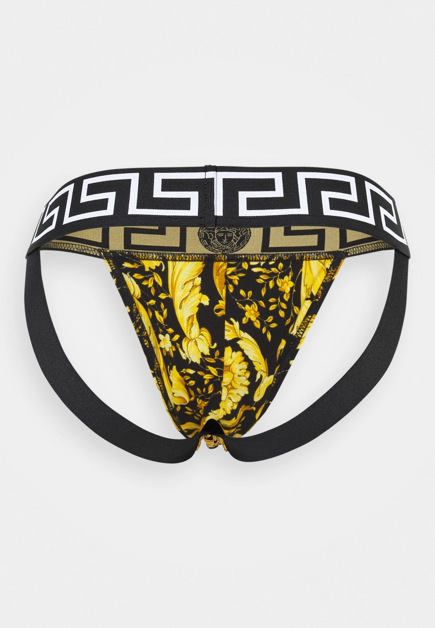 Versace Jock Strap Barocco All Over - Slip - Black 2 Versace Jock Strap Barocco All Over - Slip - Black - immagine 2