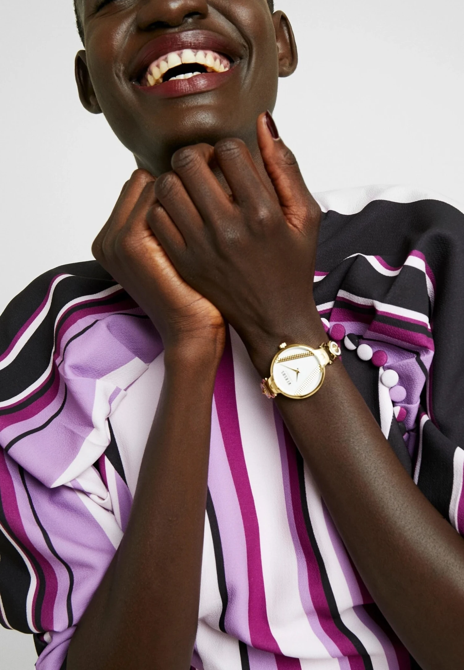 Versus Versace GermainOrologioGold White Donna Orologi VE051M09B-F13 2 Versus Versace GermainOrologioGold White Donna Orologi VE051M09B-F13 - immagine 2