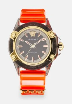 Icon Active UnisexOrologioTransparent Orange/Black Uomo Orologi VEF54M013-H11