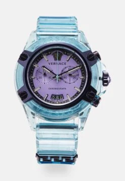 Icon Active Chrono UnisexOrologioTransparent Ice Blue/Lilac Donna Orologi VEF54M016-K11