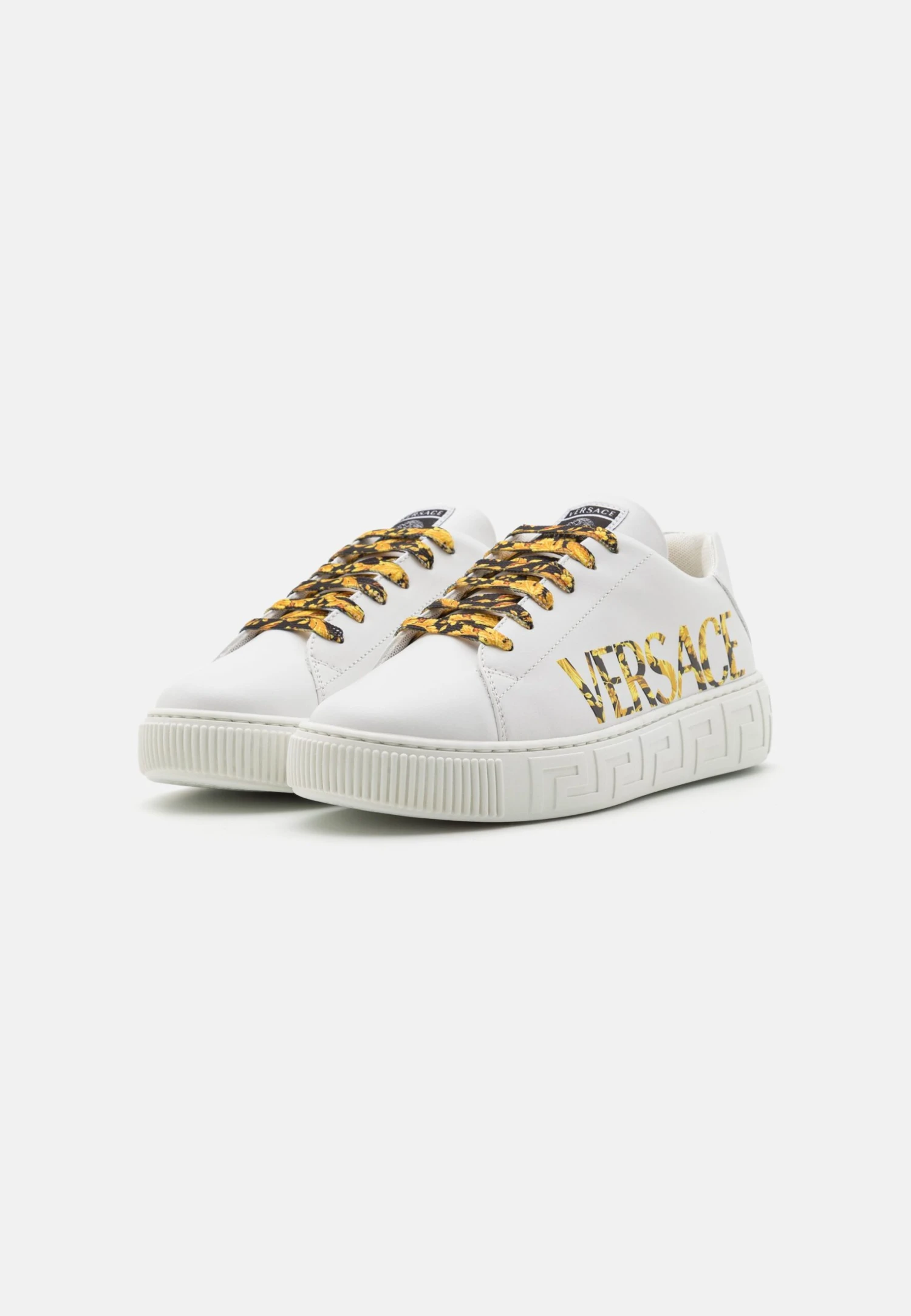 Versace La Greca UnisexSneakers BasseBlack/White/Gold Bambini Sneakers 1VE16D013-Q11 2 Versace La Greca UnisexSneakers BasseBlack/White/Gold Bambini Sneakers 1VE16D013-Q11 - immagine 2