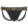 Versace Jock Strap Intimo UomoSlipNero Greca Oro Uomo Intimo 1VE82O00L-Q11
