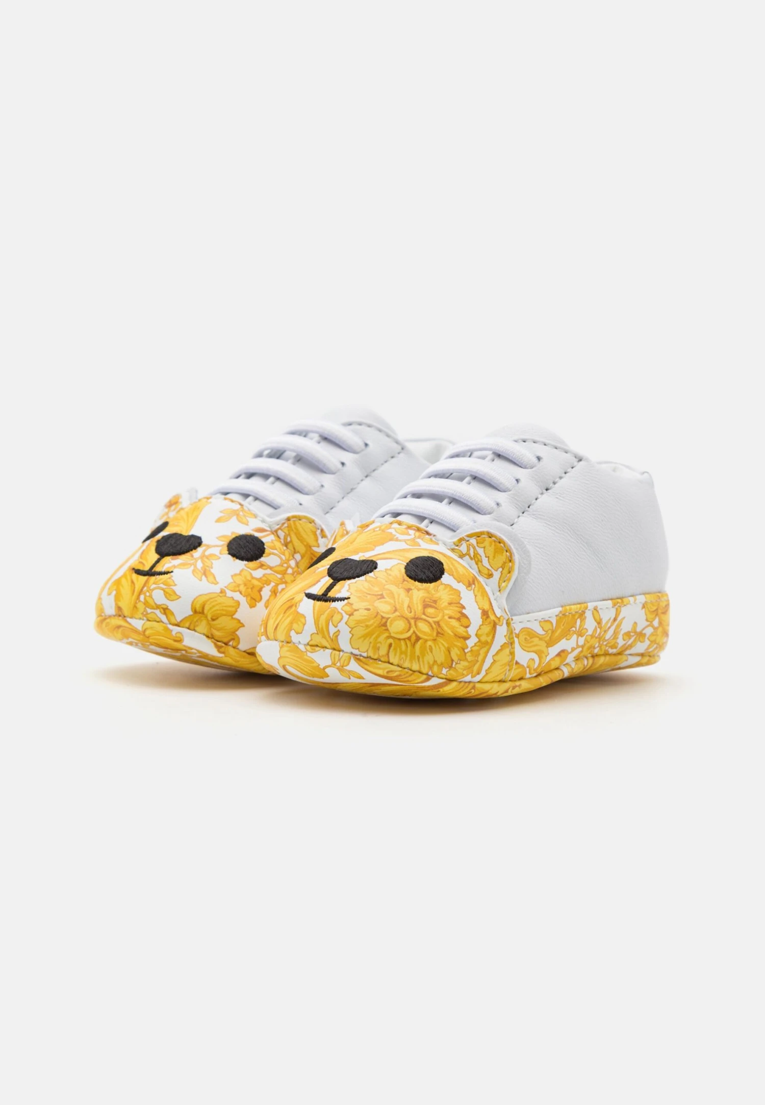 Versace UnisexScarpe NeonatoWhite/Gold Bambini Scarpe Neonato 1VE16D014-A11 2 Versace UnisexScarpe NeonatoWhite/Gold Bambini Scarpe Neonato 1VE16D014-A11 - immagine 2