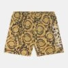 Versace Swim Giada Barocco KidsShorts Da MareNero/Oro Bambini Moda Mare 1VE84C004-F11
