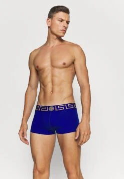 Versace Low Rise Trunk Topeka Bistretch - Culotte - Bluette/Oro