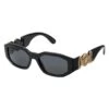 Versace Biggie UnisexOcchiali Da SoleBlack Uomo Occhiali Da Sole 1VE54K000-Q11