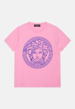 Versace Medusa UnisexT-Shirt Con StampaBright Pink/Viola Bambini T-shirt & Top 1VE26G02A-J11