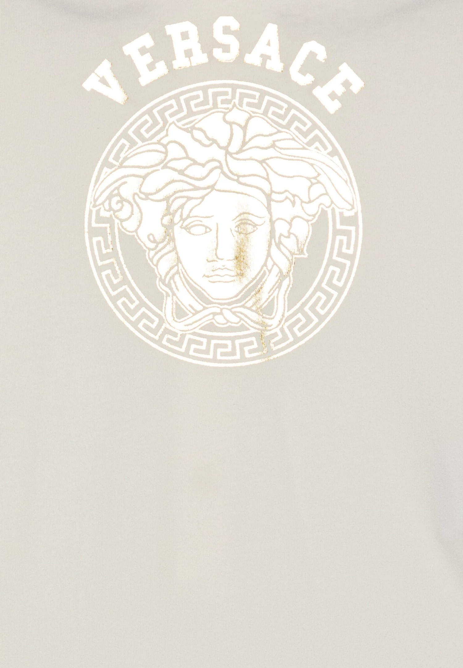 Versace Baby Bodysuit With Feet Logo Medusa UnisexBodyBianco/Oro Bambini Regali Per La Nascita 1VE86A008-A11 3 Versace Baby Bodysuit With Feet Logo Medusa UnisexBodyBianco/Oro Bambini Regali Per La Nascita 1VE86A008-A11 - immagine 3