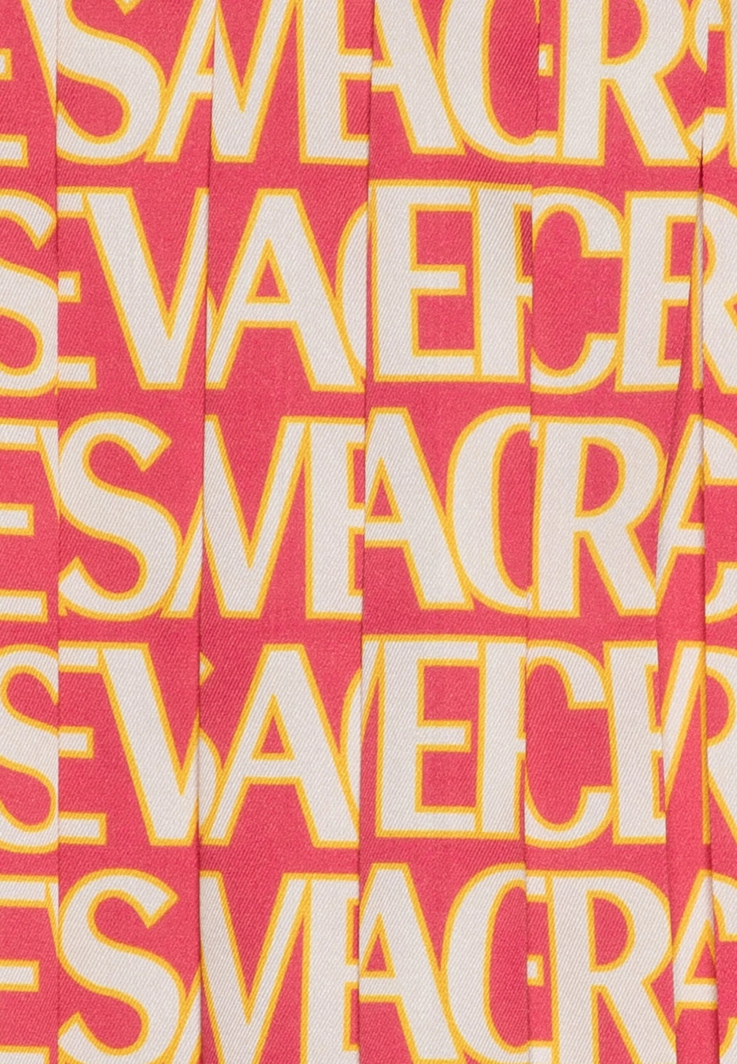 Versace Skirt Allover Kids - Gonna A Pieghe - Fuxia/Avorio 3 Versace Skirt Allover Kids - Gonna A Pieghe - Fuxia/Avorio - immagine 3