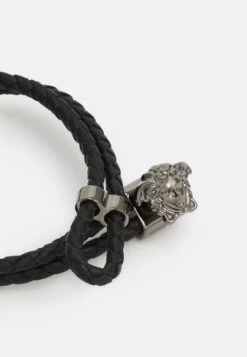 Versace Unisex - Bracciale - Nero/Orodo 9 Versace Unisex - Bracciale - Nero/Orodo -Accessories 3346c2aab3f2481e9b2ef9121466785b