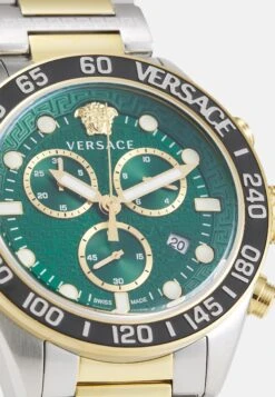 Greca DomeCronografoSilver-Colored/Gold-Colored/Green Uomo Orologi VEF52M04A-D11 9 Greca DomeCronografoSilver-Colored/Gold-Colored/Green Uomo Orologi VEF52M04A-D11 -Accessories 33d7db86e7794cd38a31ba5fc3d436da