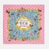 Versace Foulard La Vacanza /Ladybugprint Bio FoulardPink/Light Blue Donna Sciarpe 1VE51G02K-T11