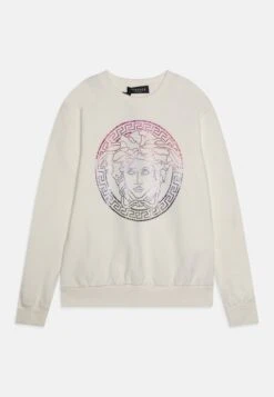 Versace Ricamo Medusa UnisexFelpaBianco/Multi-Coloured Bambini Pullover & Cardigan 1VE26K01A-A11