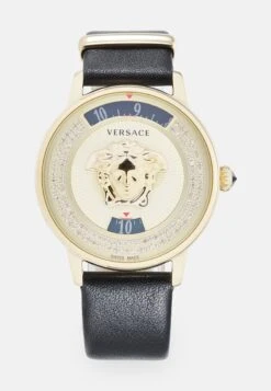 Medusa Icon Diamond - Orologio - Black/Champagne