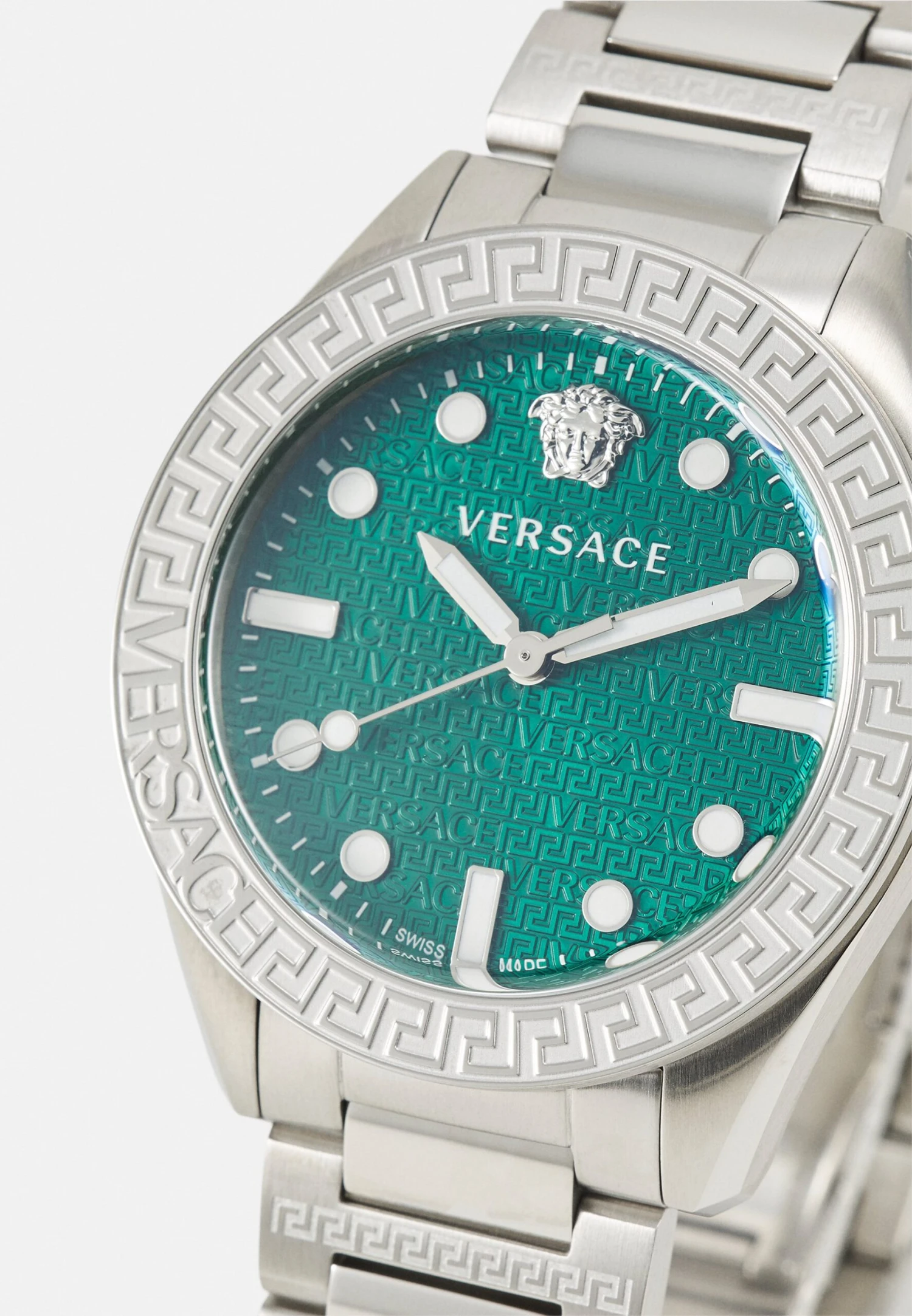 Greca DomeOrologioSilver-Coloured/Green Uomo Orologi VEF52M02P-D11 5 Greca DomeOrologioSilver-Coloured/Green Uomo Orologi VEF52M02P-D11 - immagine 5