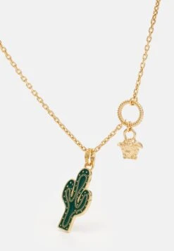 Versace Necklace UnisexCollanaGold-Coloured/Green Uomo Gioielli 1VE54L067-F11 -Accessories 403806bd5a054479a1f44280325fab59
