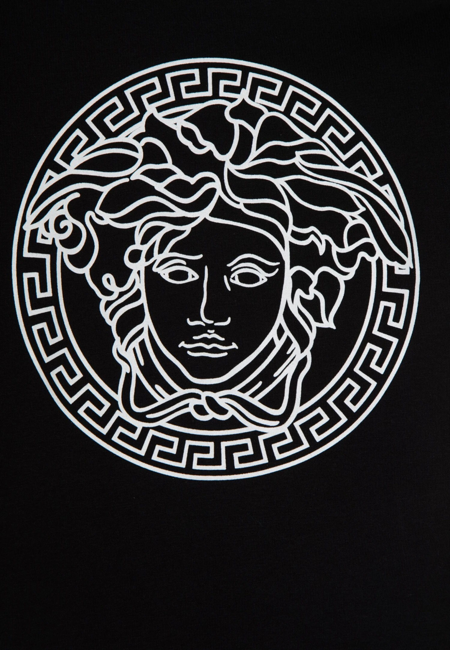 Versace Medusa UnisexT-Shirt Con StampaNero/Bianco Bambini T-shirt & Top 1VE26G02R-Q11 3 Versace Medusa UnisexT-Shirt Con StampaNero/Bianco Bambini T-shirt & Top 1VE26G02R-Q11 - immagine 3