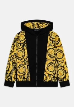 Versace Barocco Kids UnisexFelpa Con ZipNero/Oro Bambini Pullover & Cardigan 1VE26K01G-Q11