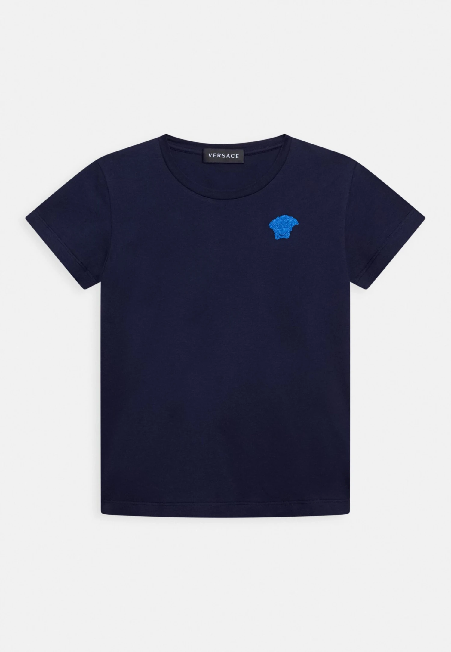 Versace Medusa UnisexT-Shirt BasicNavy+Sapphire Bambini T-shirt & Top 1VE26G01I-K11 1 Versace Medusa UnisexT-Shirt BasicNavy+Sapphire Bambini T-shirt & Top 1VE26G01I-K11