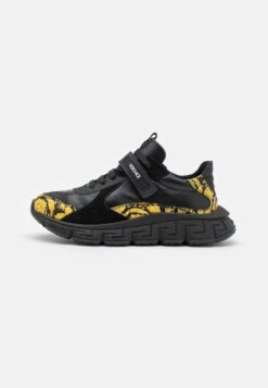 Versace Trigreca UnisexSneakers BasseBlack/Gold Bambini Sneakers 1VE16D010-Q11