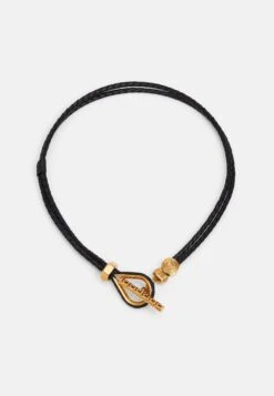 Versace Necklace Unisex - Collana - Black/Gold-Coloured