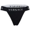 Versace String - Logobund - Perizoma - Schwarz
