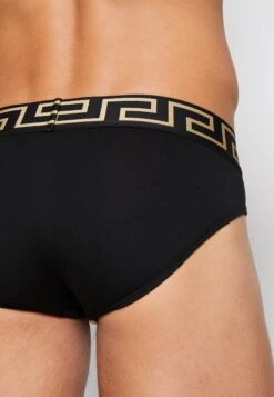 Versace Basso Intimo Uomo 2 Pack - Slip - Nero/Greca Oro -Accessories 52a2c04d10af40e2862c9f56c82fe8ee