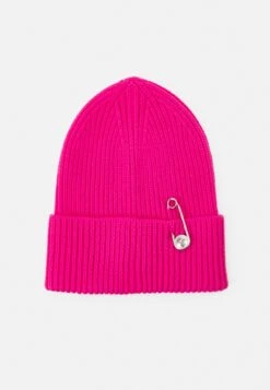 Versace Beanie Safety Pins SerieBerrettoHot Pink Donna Cappelli E Foulard 1VE51B01J-J11