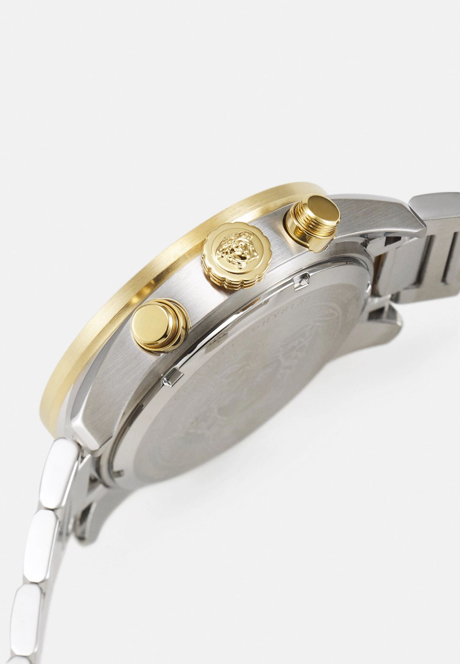 Greca DomeCronografoSilver-Colored/Gold-Colored/Green Uomo Orologi VEF52M04A-D11 3 Greca DomeCronografoSilver-Colored/Gold-Colored/Green Uomo Orologi VEF52M04A-D11 - immagine 3