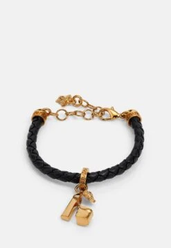 Versace Bracelet UnisexBraccialeBlack/Gold-Coloured Donna Gioielli 1VE54L06O-Q11