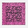 Versace Shawl Art Bamos Floral FoulardBlack/Waterlily Donna Sciarpe 1VE51G02M-Q11