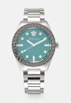 Greca DomeOrologioSilver-Coloured/Green Uomo Orologi VEF52M02P-D11