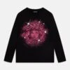 Versace Stampa Medusa UnisexMaglietta A Manica LungaNero/Fuxia Bambini T-shirt & Top 1VE26G02Z-Q11