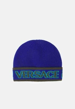 Versace Greca Serie UnisexBerrettoKhaki/Blue Donna Cappelli E Foulard 1VE54P00C-N11