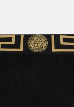 Versace Topeka 2 PackCulotteGrigio Melange/Nero Bambini Intimo E Per La Notte 1VE84A002-C11 -Accessories 65d6ba09bed24d4f9b51df7d600c0f9c