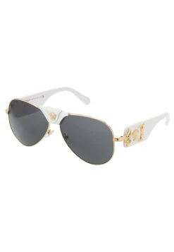 Versace Occhiali Da SoleGold-Coloured/ White Uomo Occhiali Da Sole 1VE52K002-F13