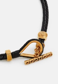 Versace Necklace Unisex - Collana - Black/Gold-Coloured -Accessories 65ffb108dc584889978eb73fe9b4607d
