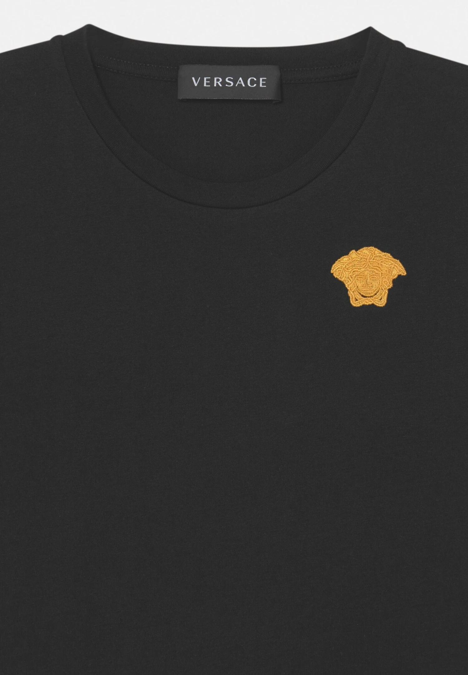Versace Medusa UnisexT-Shirt BasicNero/Oro Bambini T-shirt & Top 1VE26G01I-Q11 3 Versace Medusa UnisexT-Shirt BasicNero/Oro Bambini T-shirt & Top 1VE26G01I-Q11 - immagine 3