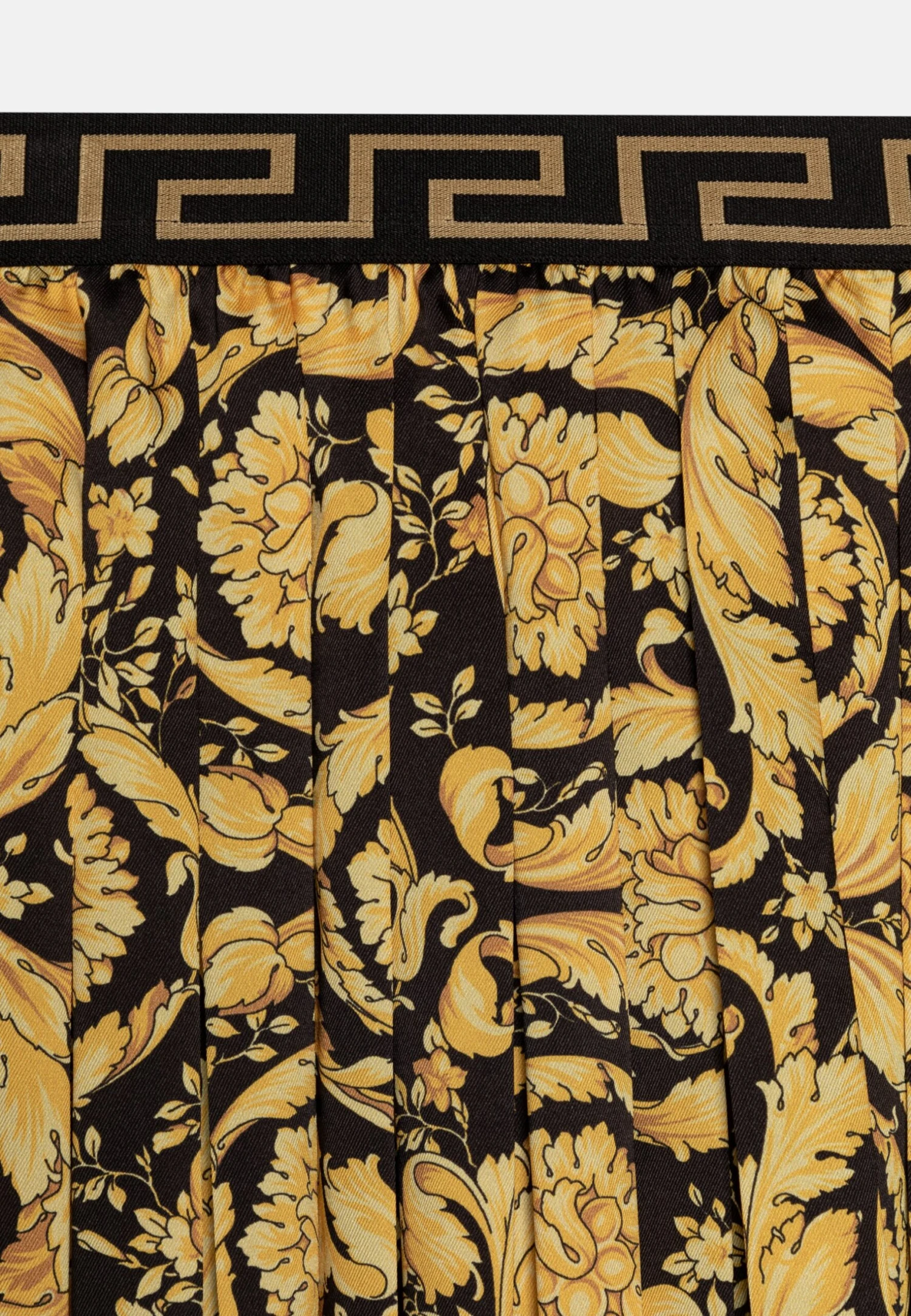 Versace Skirt Barocco Kids - Gonna A Pieghe - Nero/Oro 3 Versace Skirt Barocco Kids - Gonna A Pieghe - Nero/Oro - immagine 3