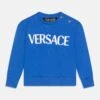 Versace Baby Logo MedusaFelpaBright Blue/Bianco Bambini Pullover & Cardigan 1VE23K00J-K11