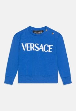 Versace Baby Logo MedusaFelpaBright Blue/Bianco Bambini Pullover & Cardigan 1VE23K00J-K11