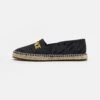Versace Tessuto La Greca RicamoEspadrillasNero Bambini Scarpe Basse 1VE13B005-Q11