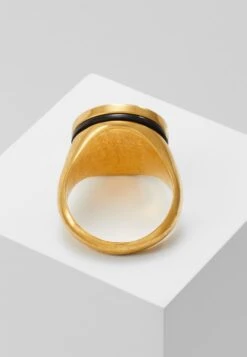 Versace Unisex - Anello - Nero/Oro Tribute -Accessories 75d1eb984fb64894956dbf1556ca7eaa