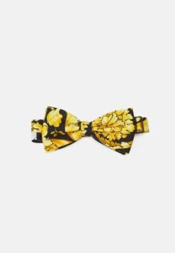 Versace Bowtie Soldato Reciclato Barocco All Over UnisexCravattaNero/Oro Uomo Cravatte E Accessori 1VE53O00A-Q11