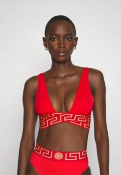 Versace TriangleBikini Pezzo SopraRed Donna Moda Mare 1VE81J00S-G11