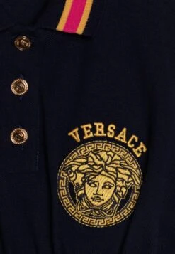 Versace Dress Ricamo Logo MedusaVestito EstivoNavy/Oro/Fuxia Bambini Vestiti 1VE23F01G-K11 -Accessories 82ca1cc6d74a41368facda0a068eb28a