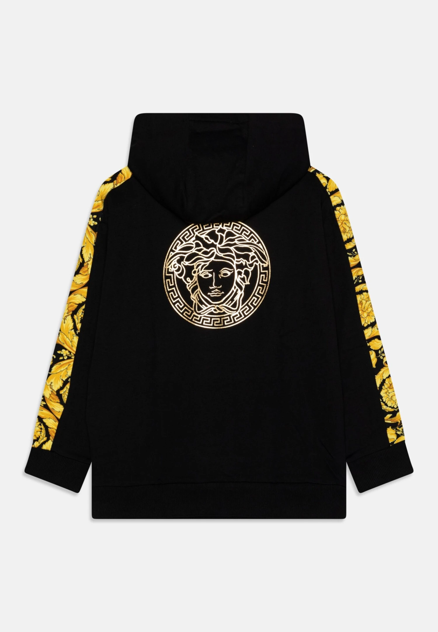 Versace Barocco Kids Medusa UnisexFelpa Con CappuccioNero/Oro Bambini Pullover & Cardigan 1VE26K01B-Q11 2 Versace Barocco Kids Medusa UnisexFelpa Con CappuccioNero/Oro Bambini Pullover & Cardigan 1VE26K01B-Q11 - immagine 2
