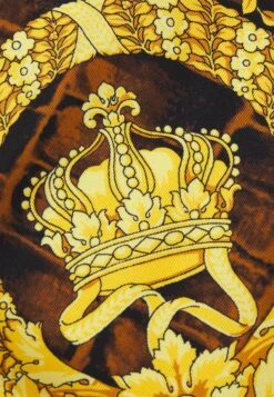 Versace Triangle Foulard UnisexFoulardCaramel/Black/Gold Uomo Foulard E Sciarpe 1VE54G01J-Q11 -Accessories 89fa195eeef047e3bf7ed3a09d825591