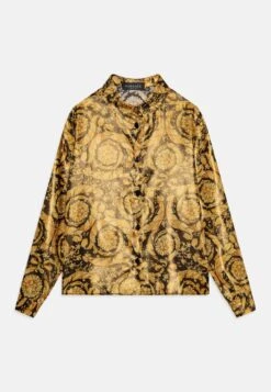 Versace Formal Barocco Kids UnisexCamiciaNero/Oro Bambini T-shirt & Top 1VE26P001-Q11